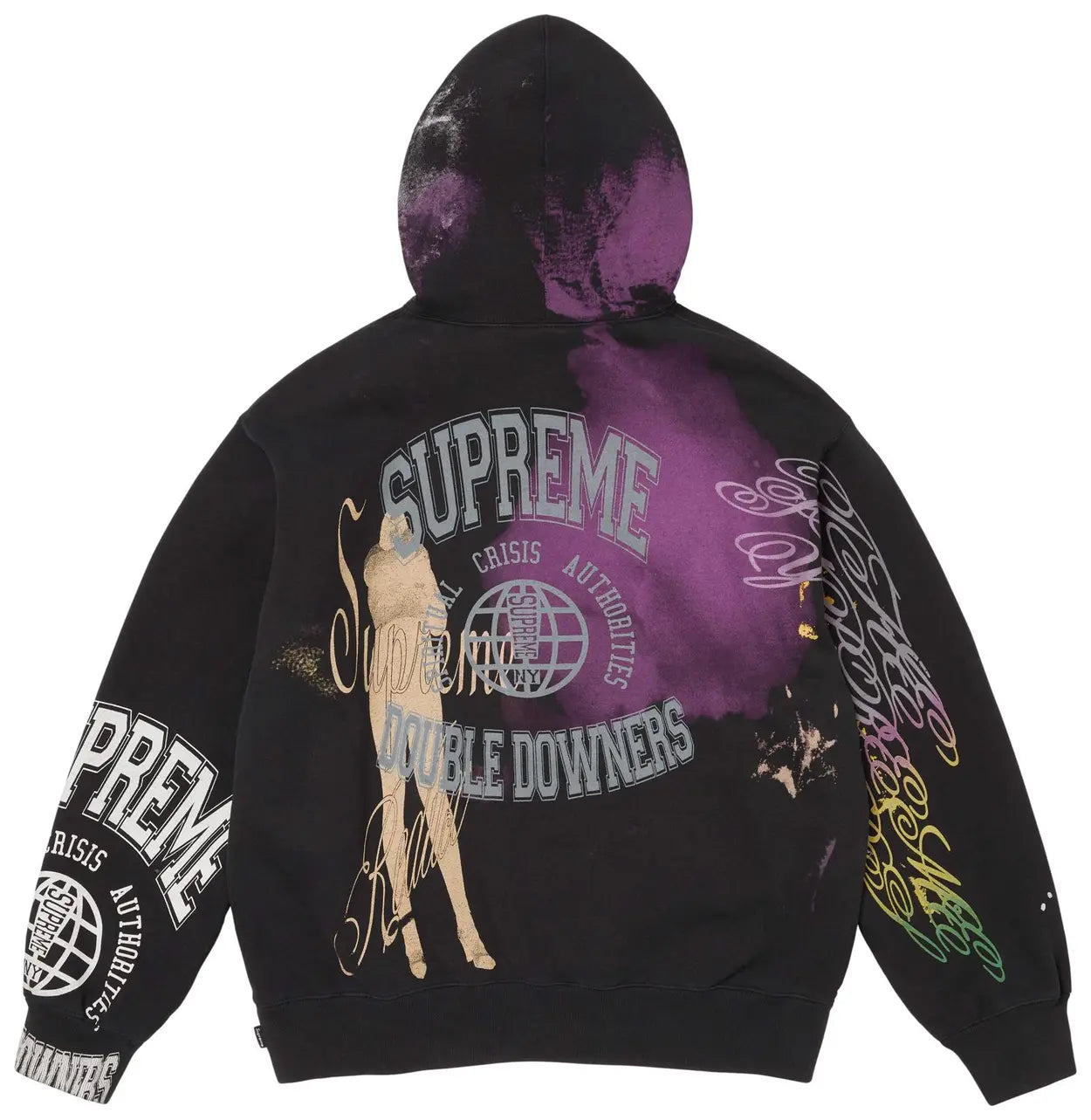 Supreme Overprint Hooded Sweatshirt