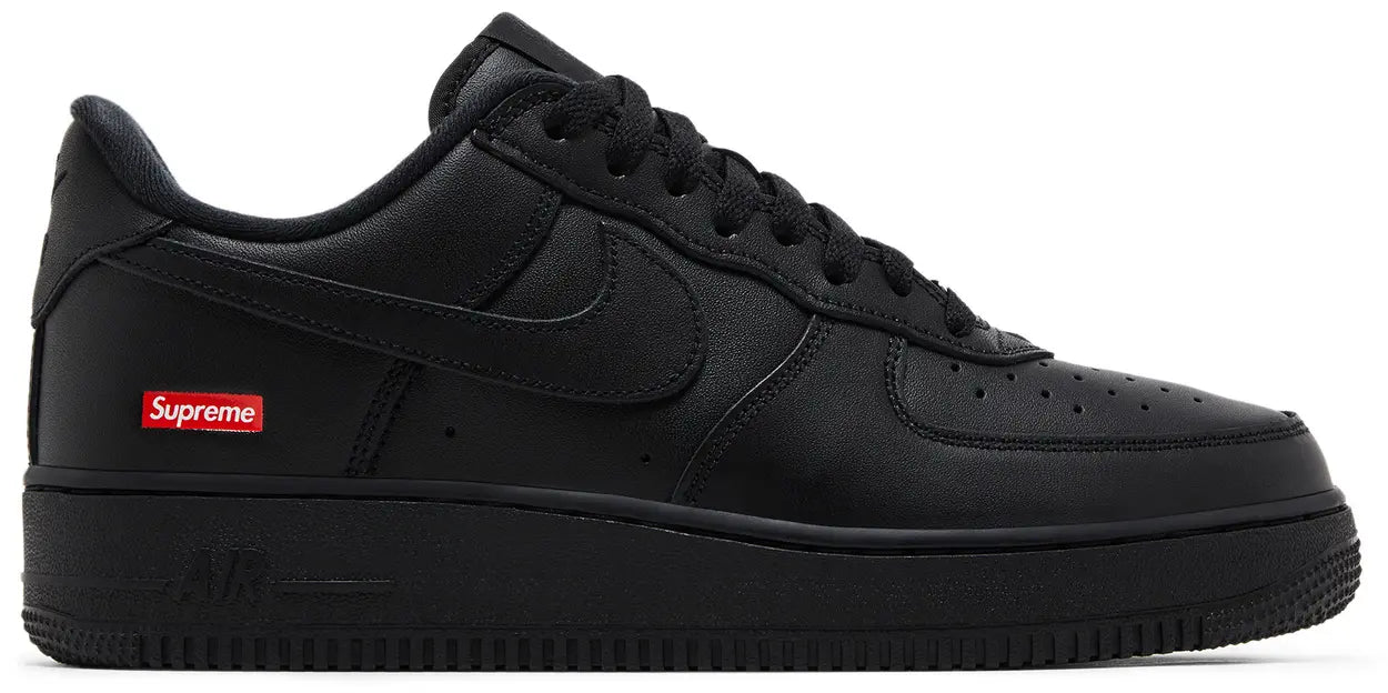 SUPREME X AIR FORCE 1 LOW 'BOX LOGO - BLACK'