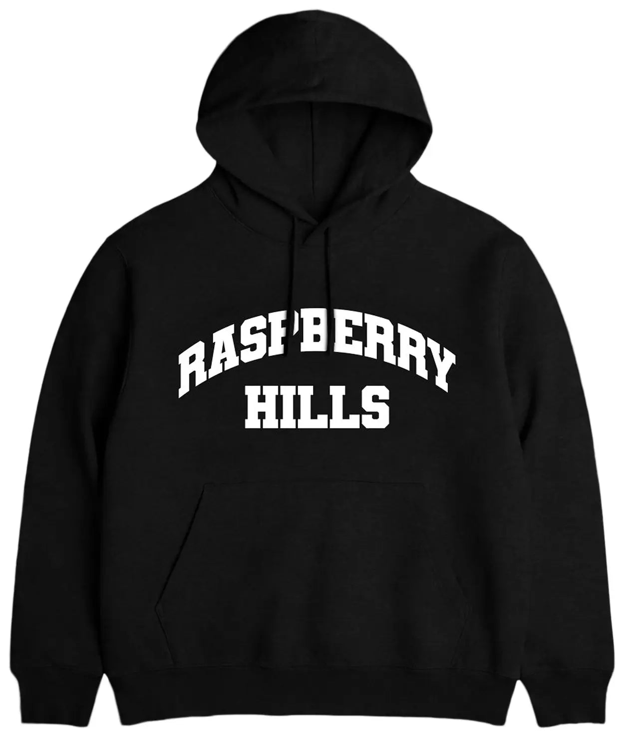 THE GV GALLERY RAPSBERRY HILLS "OG" HOODIE BLACK WHITE