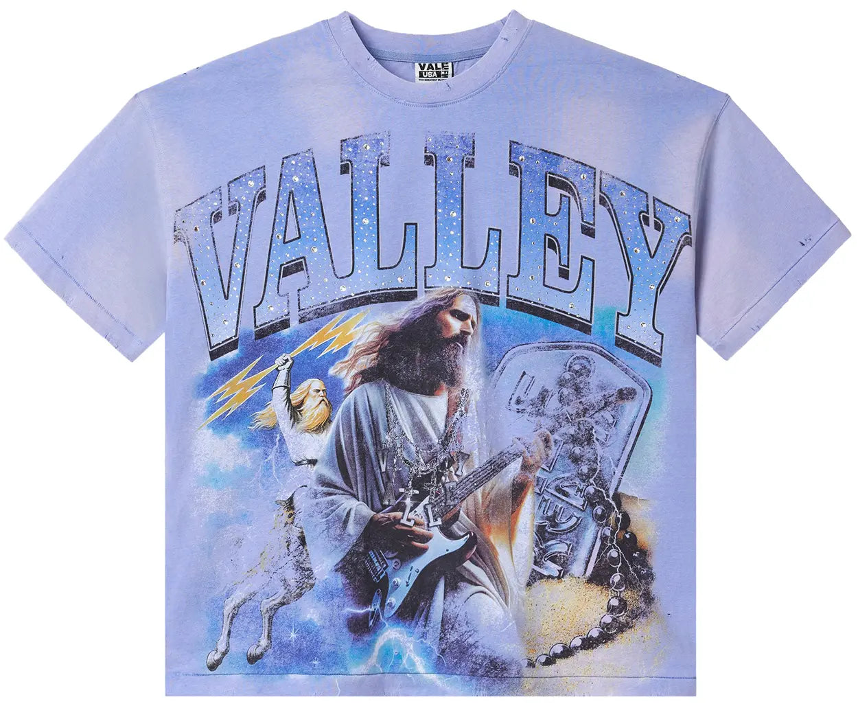 VALE FOREVER HOLY METAL BLING TEE