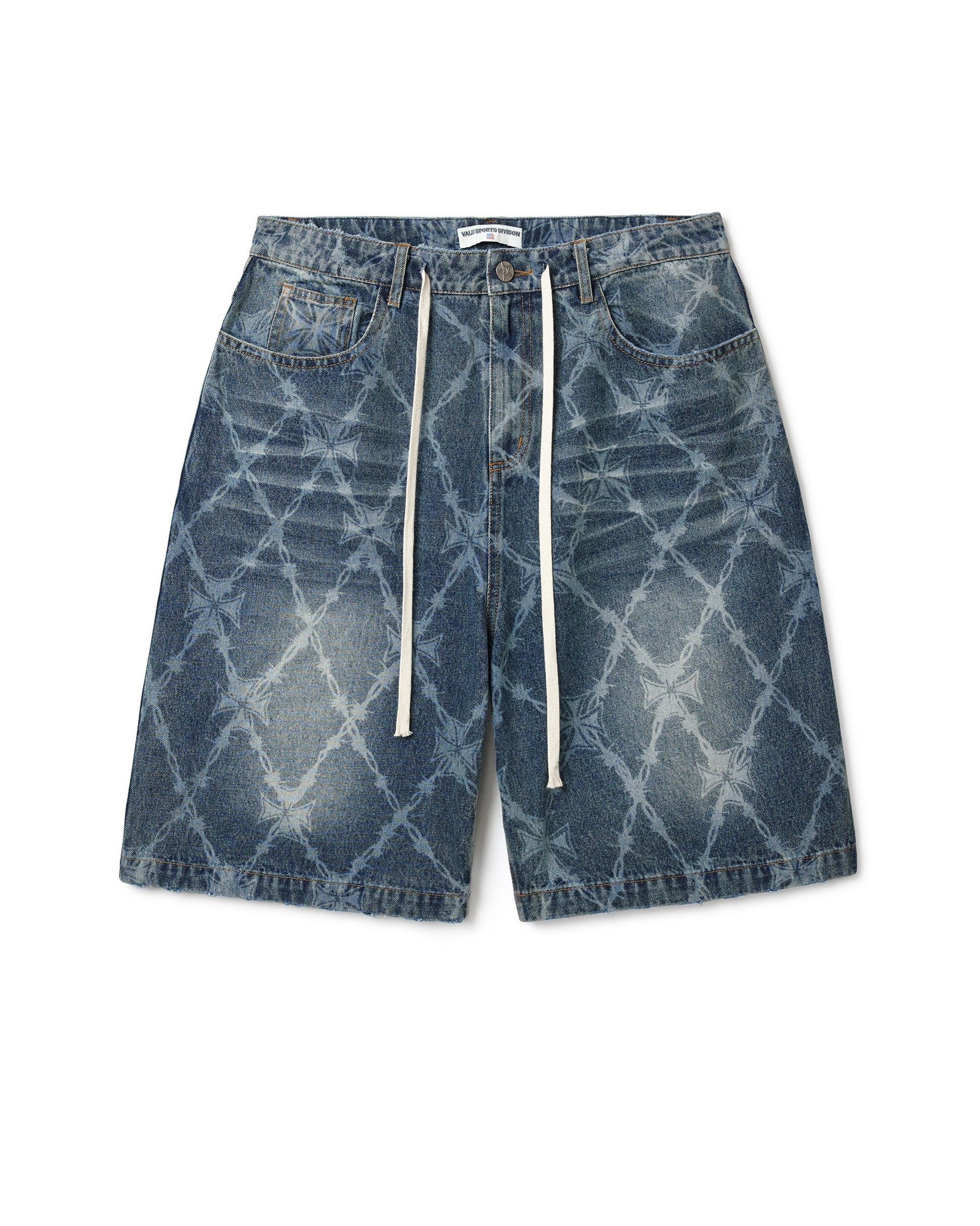 VALE FOREVER IRON WORK DENIM SHORTS