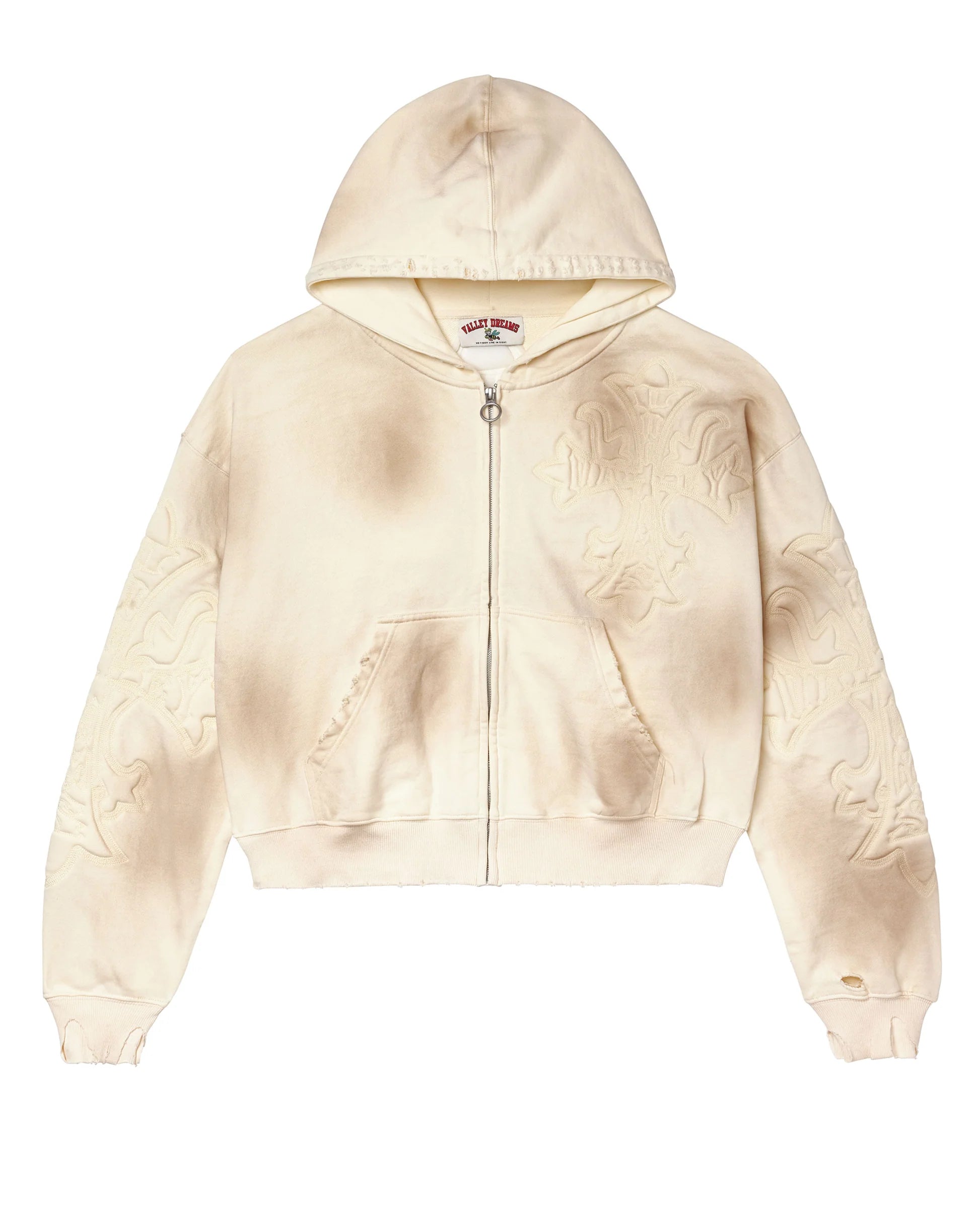 Vale Forever Carver Zip-Up Cream