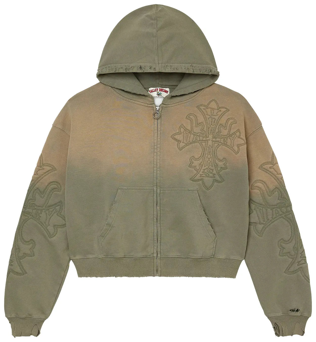Vale Forever Carver Zip-Up Green