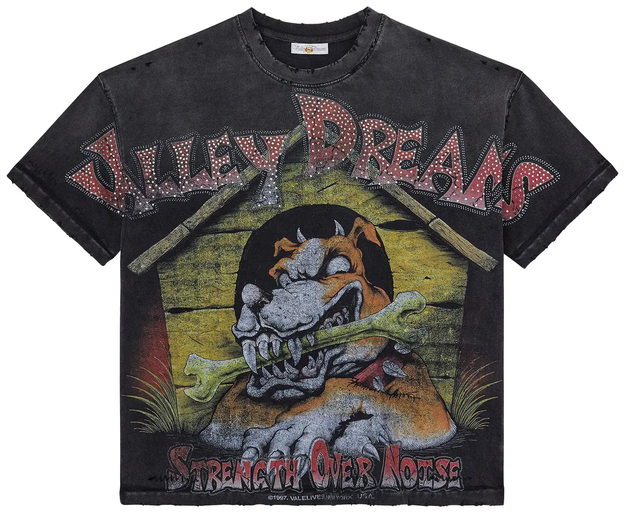 Vale Forever Doghouse Bling Tee 'Black'