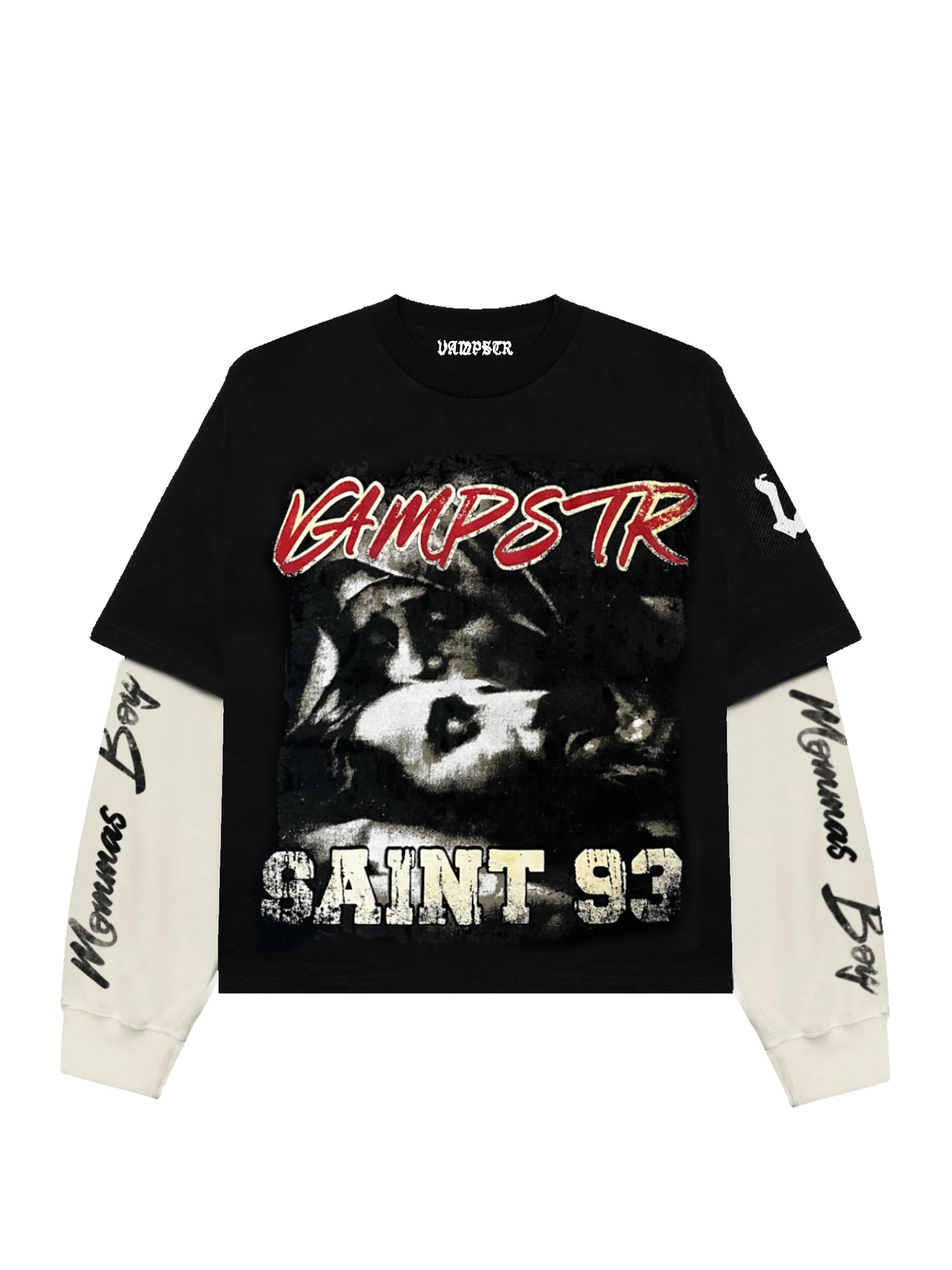 Vampstar Mommas Boy Cream Thermal Long Sleeve