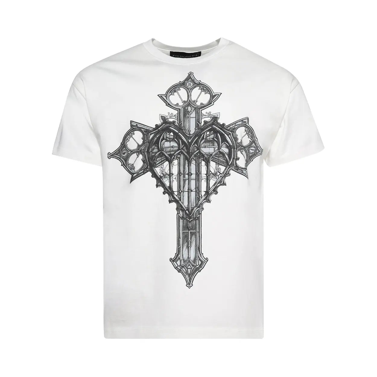 Who Decides War Crossed Heart Short-Sleeve Tee 'Cloud'
