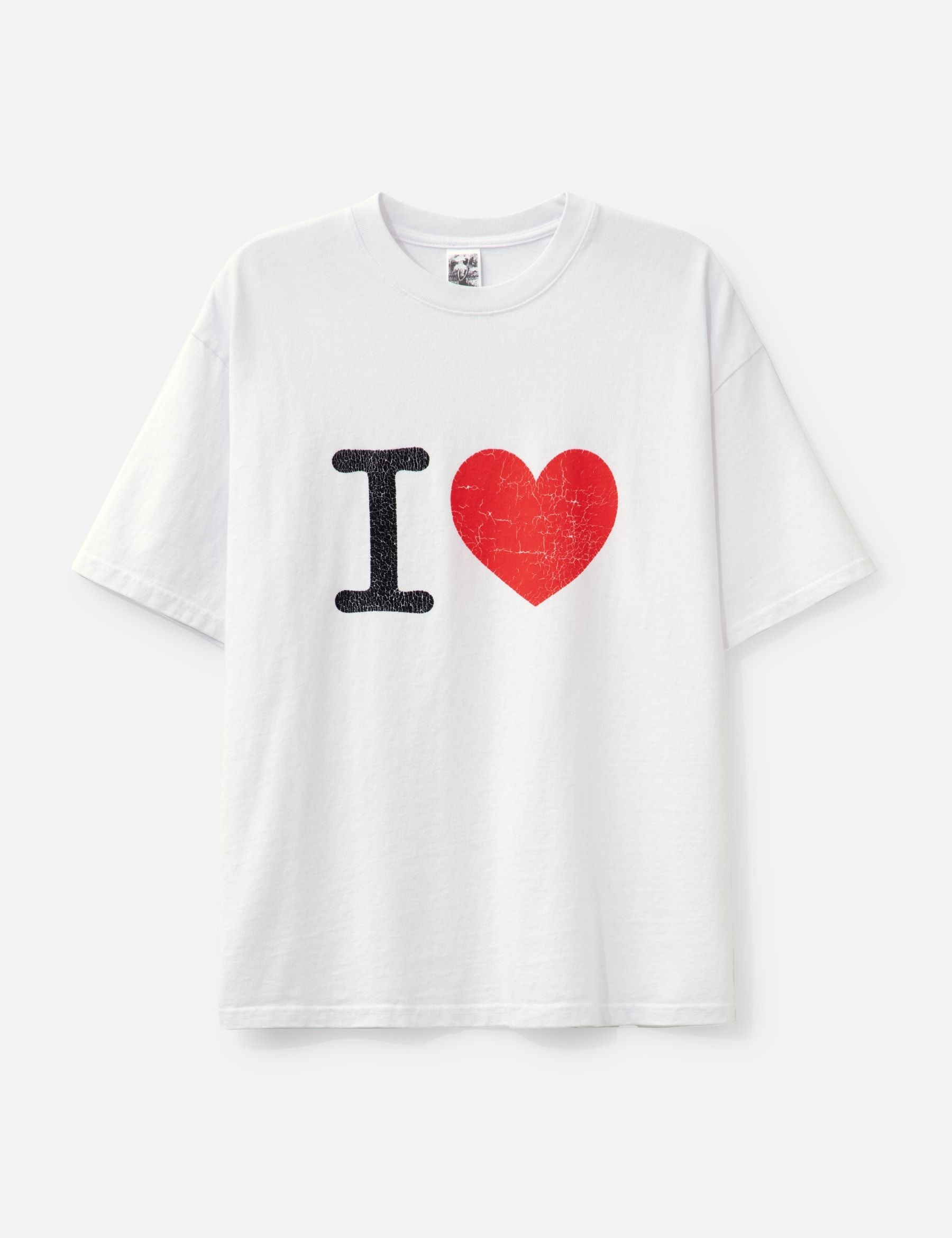 BASKETCASE I HEART TEE WHITE
