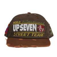Up7Skate Street Team Hat Brown