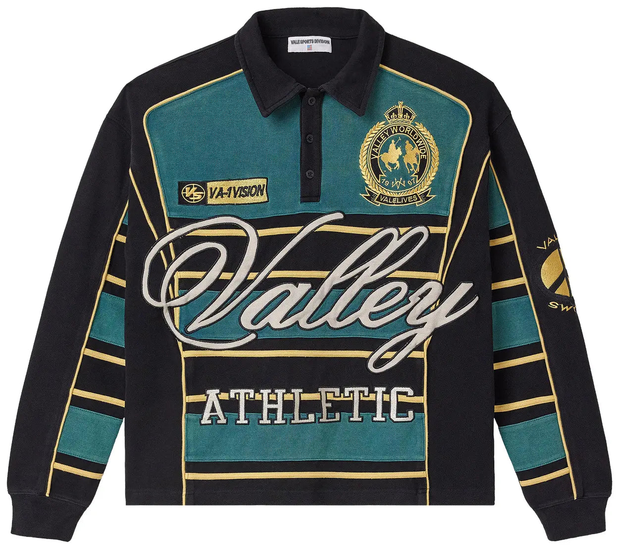 Vale Forever Laser Rugby Black/Teal